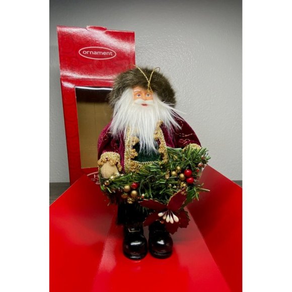 Home for the Holidays Visions of Santa Ornament 8" Christmas - New With Tag - Picture 5 of 12